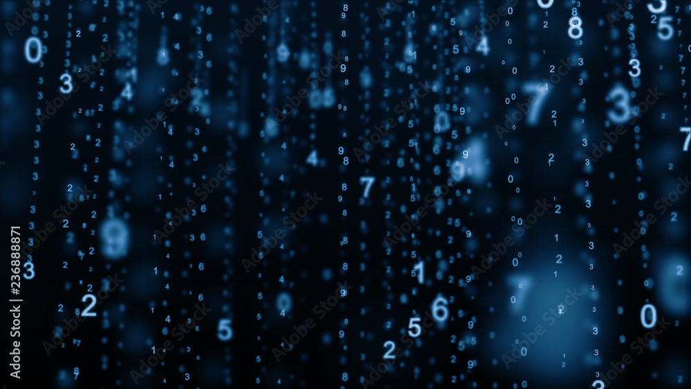 Φωτογραφία Digital background matrix