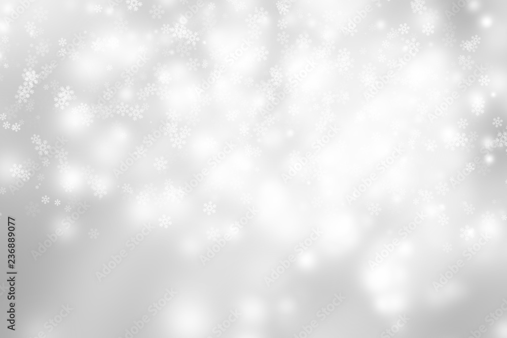 white blur abstract background. bokeh christmas blurred beautiful shiny Christmas lights