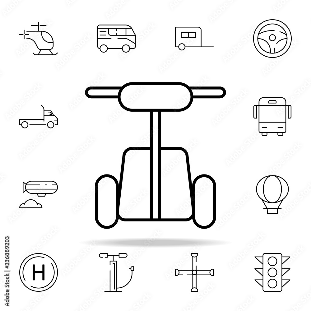 Kick scooter icon. transportation icons universal set for web and mobile Kick scooter icon. transportation icons universal set for web and mobile