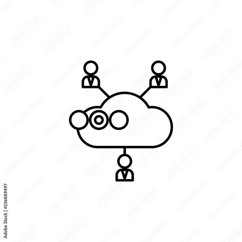 cloud computing icon. Element of business icon. Premium quality graphic design icon. Signs and symbols collection icon for websites, web design, mobile app cloud computing icon. Element of business icon. Premium quality graphic design icon. Signs and symbols collection icon for websites, web design, mobile app