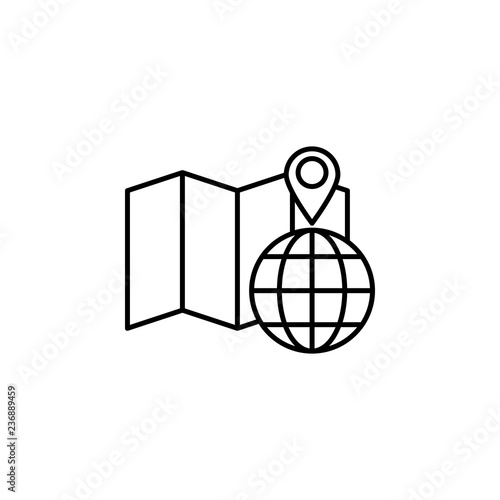 address from anywhere icon. Element of business icon. Premium quality graphic design icon. Signs and symbols collection icon for websites, web design, mobile app