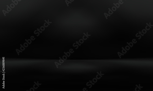 Dark black studio room with spotlight backdrop wallpaper  blank perspective for show or display your product montage or artwork. 