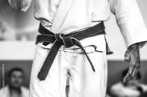 Jiu jitsu black belt photo