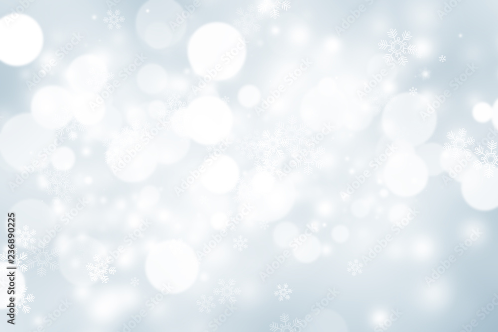 white snow blur abstract background. bokeh Christmas blurred beautiful shiny Christmas lights white snow blur abstract background. bokeh Christmas blurred beautiful shiny Christmas lights