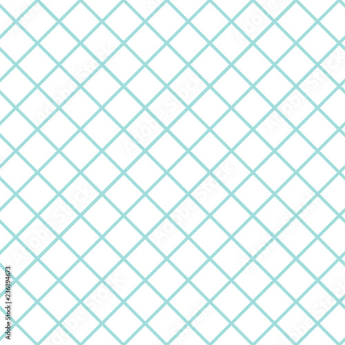 Turquoise seamless grid pattern vector