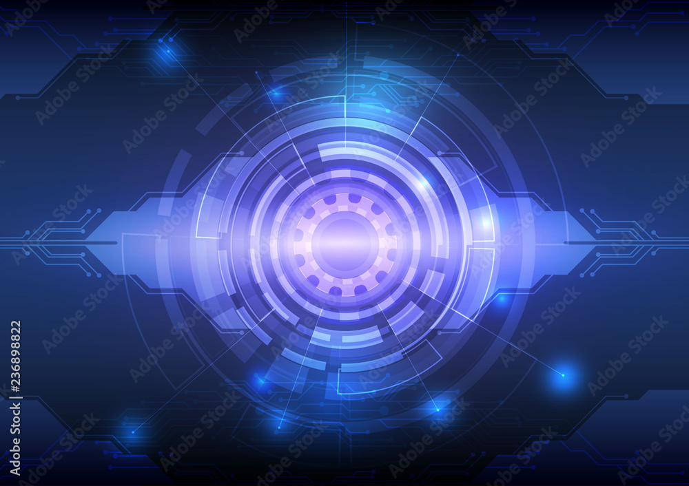 abstract background digital technology concept. Vector illustration