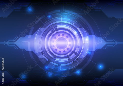 abstract background digital technology concept. Vector illustration