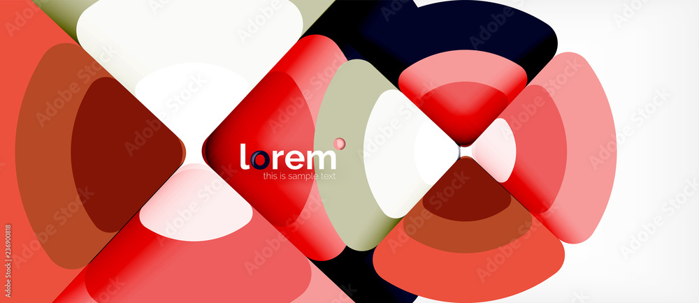 Circles and triangles geometric abstract background. Trendy abstract layout template for business or technology presentation or web brochure cover, wallpaper Circles and triangles geometric abstract background. Trendy abstract layout template for business or technology presentation or web brochure cover, wallpaper