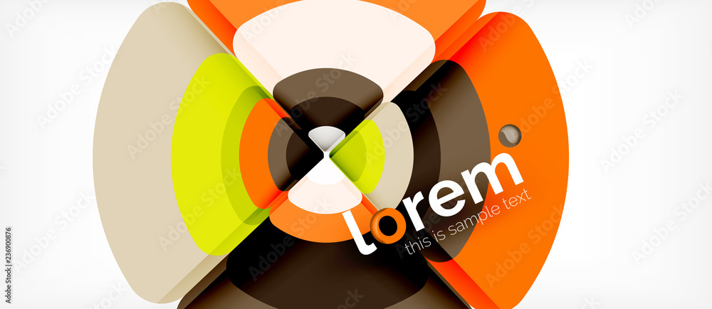 Circles and triangles geometric abstract background. Trendy abstract layout template for business or technology presentation or web brochure cover, wallpaper Circles and triangles geometric abstract background. Trendy abstract layout template for business or technology presentation or web brochure cover, wallpaper