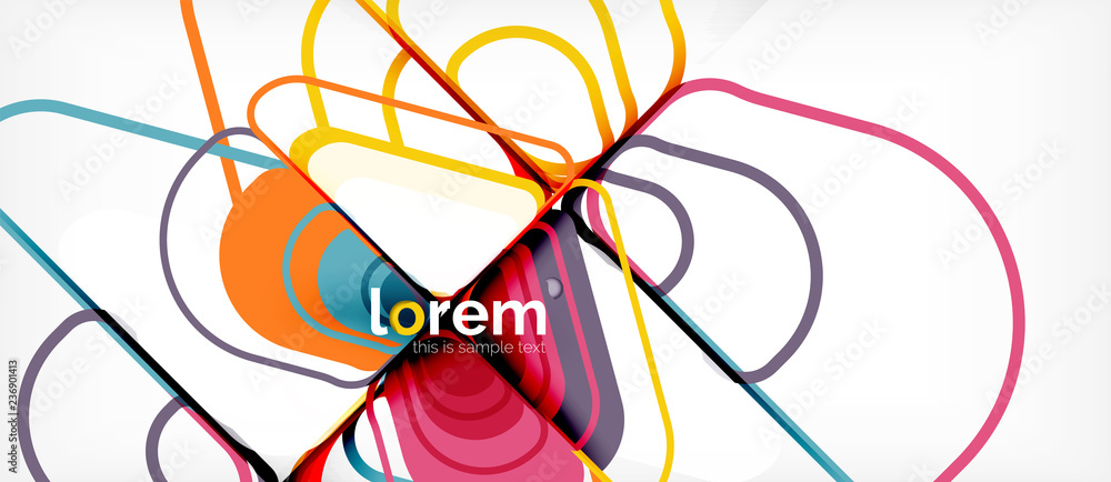 Geometric abstract background Geometric abstract background