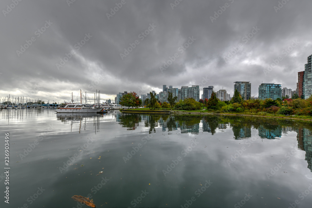 Naklejka premium Downtown Vancouver Skyline - Vancouver, Canada