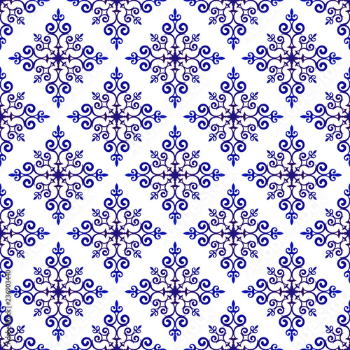 floral damask pattern