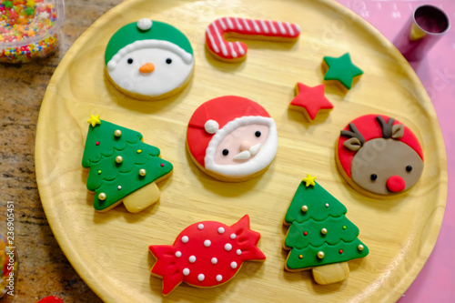Merry Christmas Santa Cluas Cookies