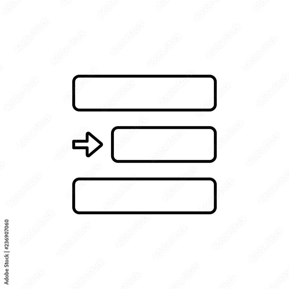 edition, right alignment icon. Element of editorial design icon. Thin line icon for website design and development, app development. Premium icon edition, right alignment icon. Element of editorial design icon. Thin line icon for website design and development, app development. Premium icon
