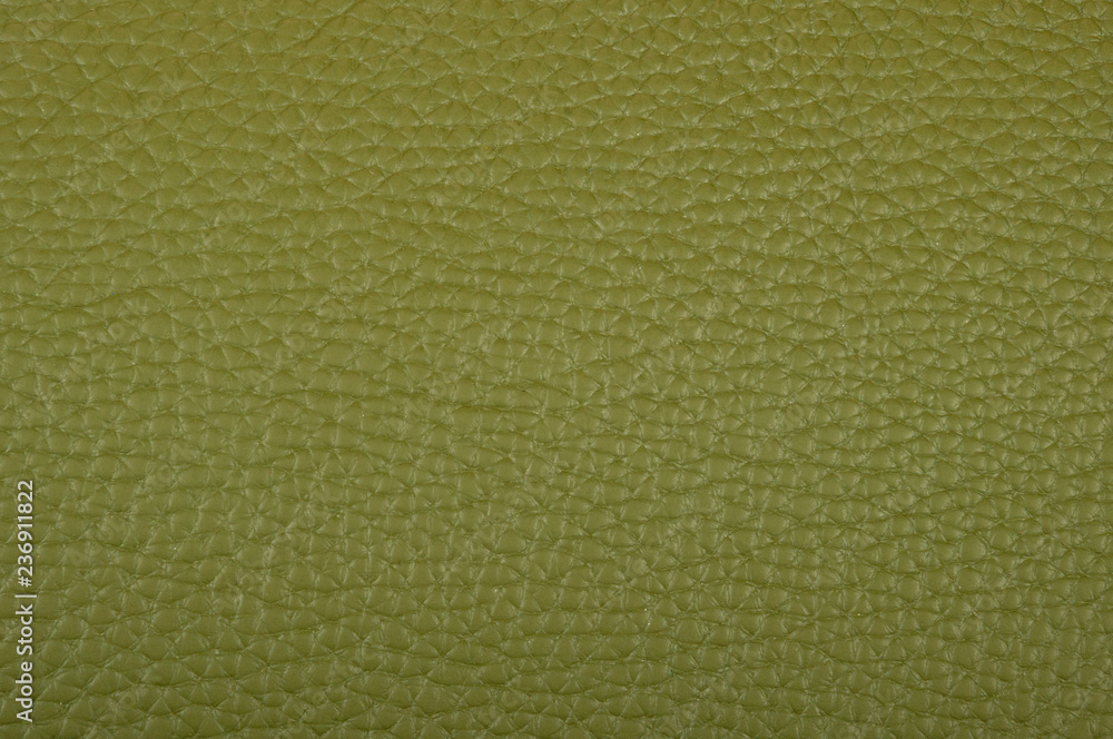 Green leather texture closeup Green leather texture closeup
