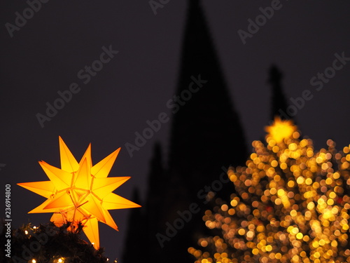 COLOGNE, GERMANY 2017 - DECEMBER 09: Christmas market in Cologne.