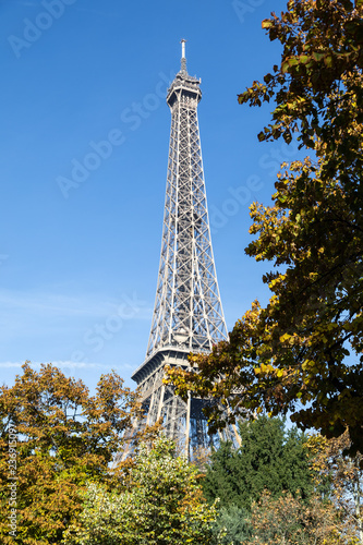 View of the Eiffel Tower, Paris, France. © ShyLama Productions