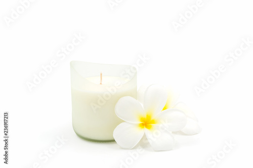 Beautiful candle for spa.