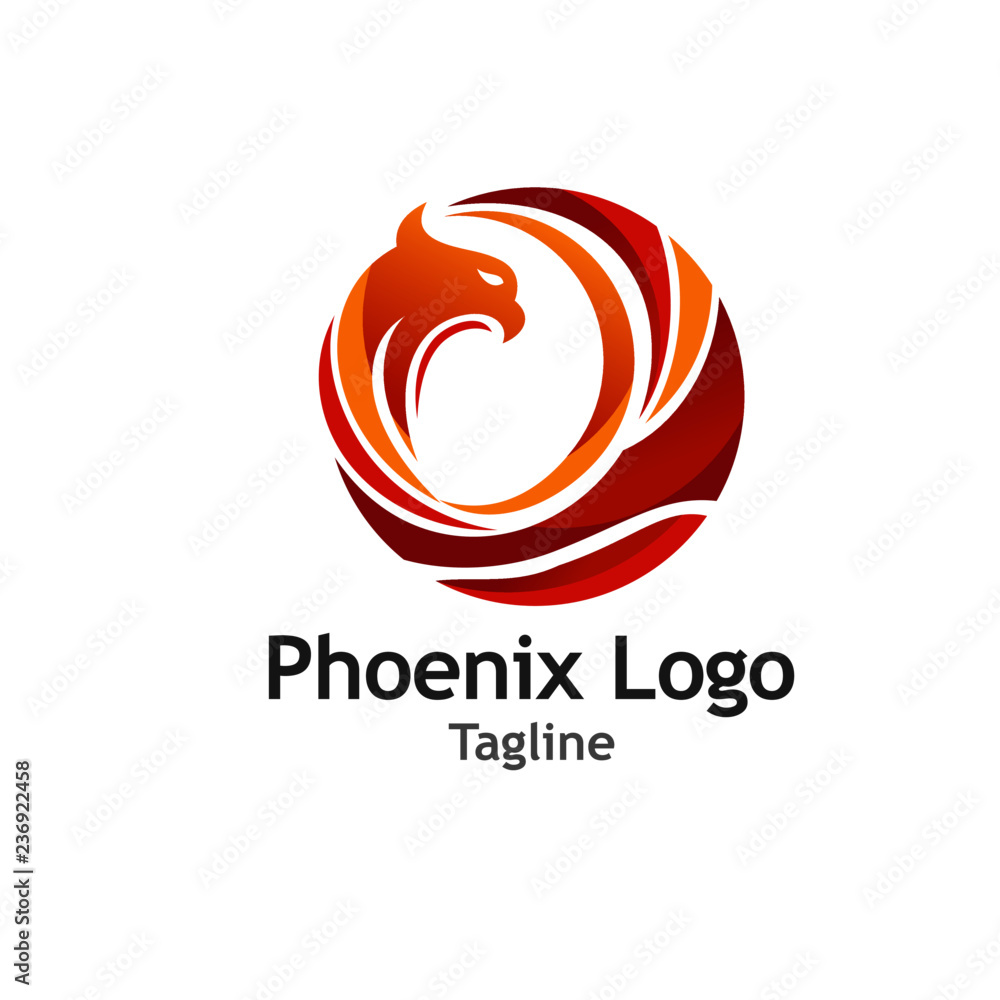 Creative Phoenix Logo Vector