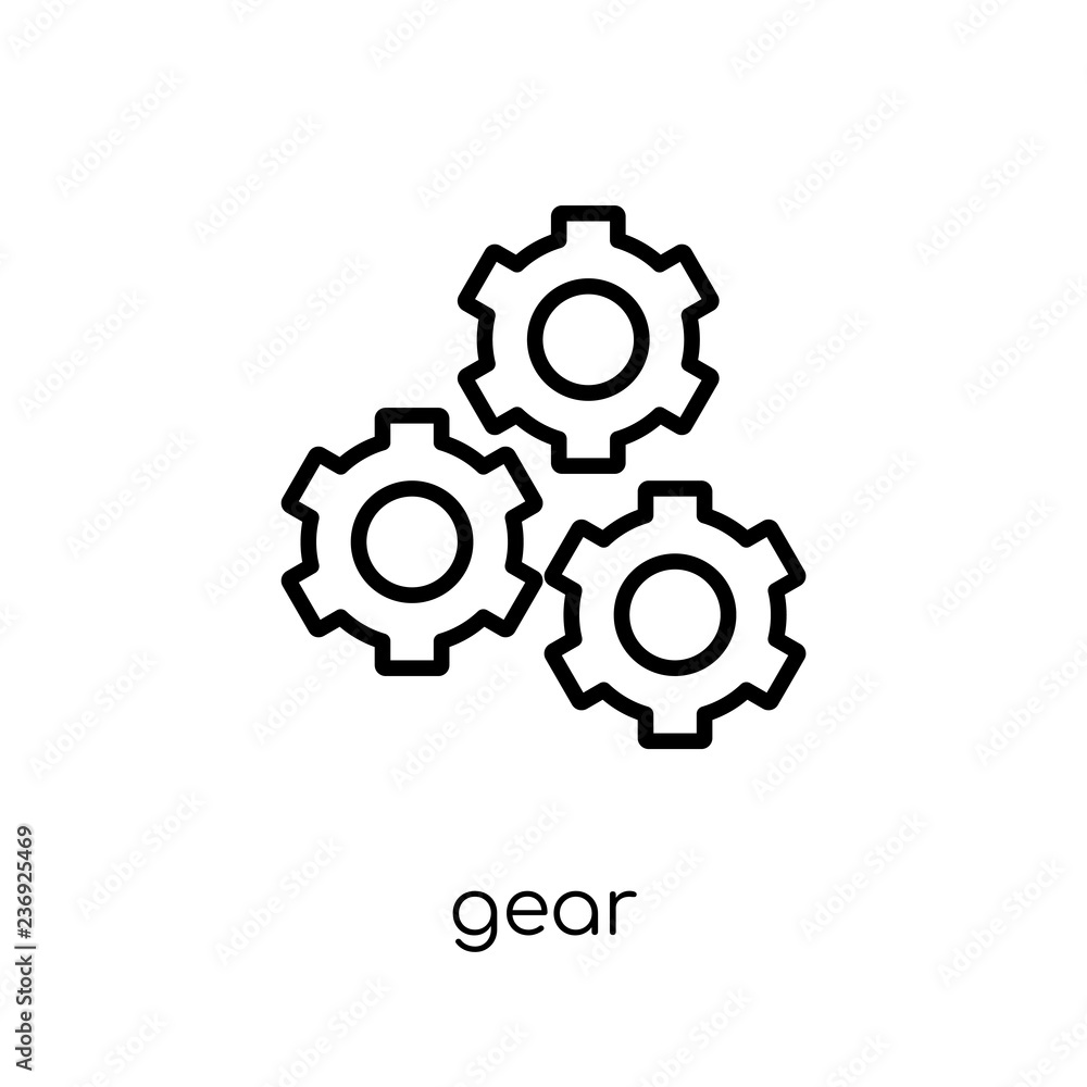 Obraz premium Gear icon from collection.
