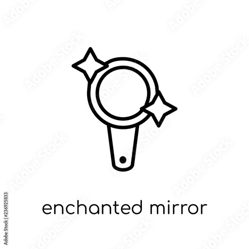 Wall Mural Enchanted mirror icon