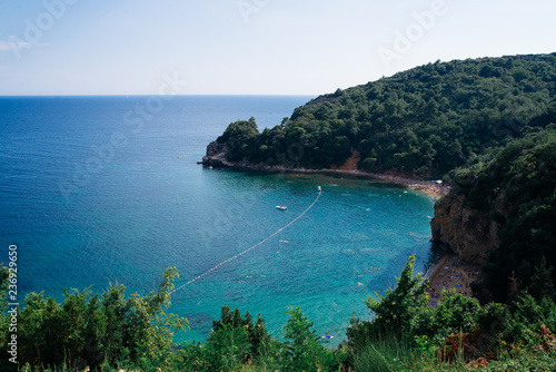 Beautiful view of the Adriatic Sea Montenegro