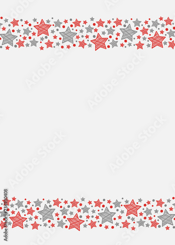 Wallpaper Mural Christmas greeting card with decorative snowflakes. Vector. Torontodigital.ca