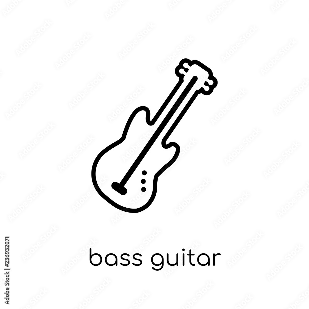 Bass Guitar icon from Music collection.