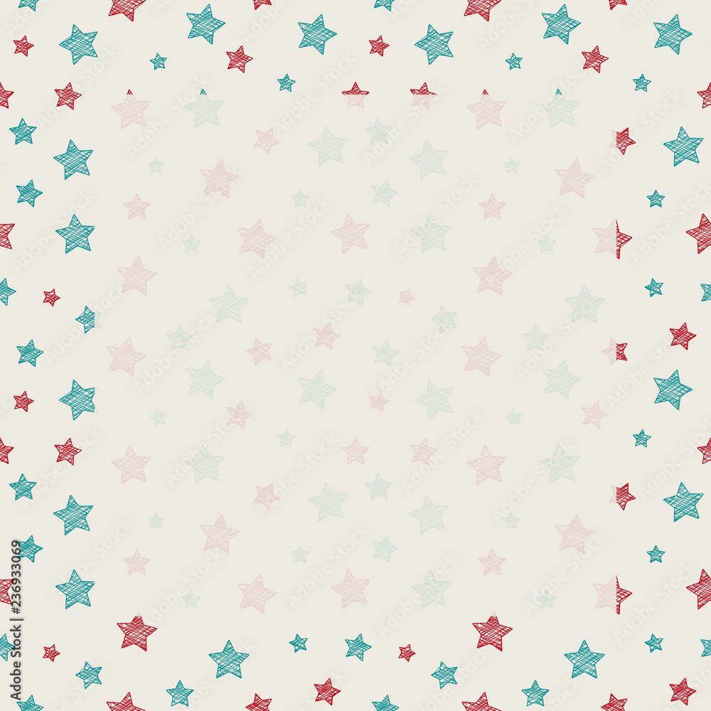 Christmas background with decorative snowflakes - layout of a card. Vector. Christmas background with decorative snowflakes - layout of a card. Vector.