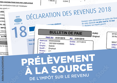 Impôts - Prélèvement à la source