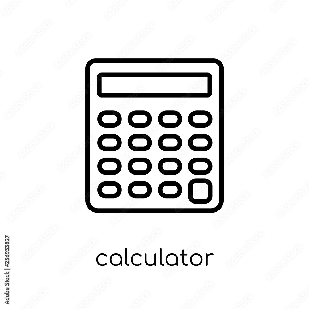 Calculator icon from Electronic devices collection. Calculator icon from Electronic devices collection.