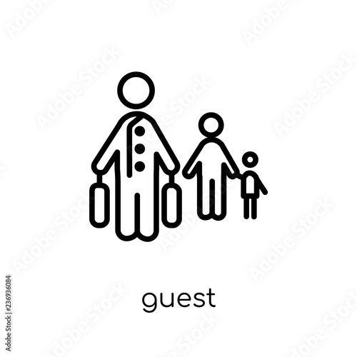 Guest icon from Hotel collection.