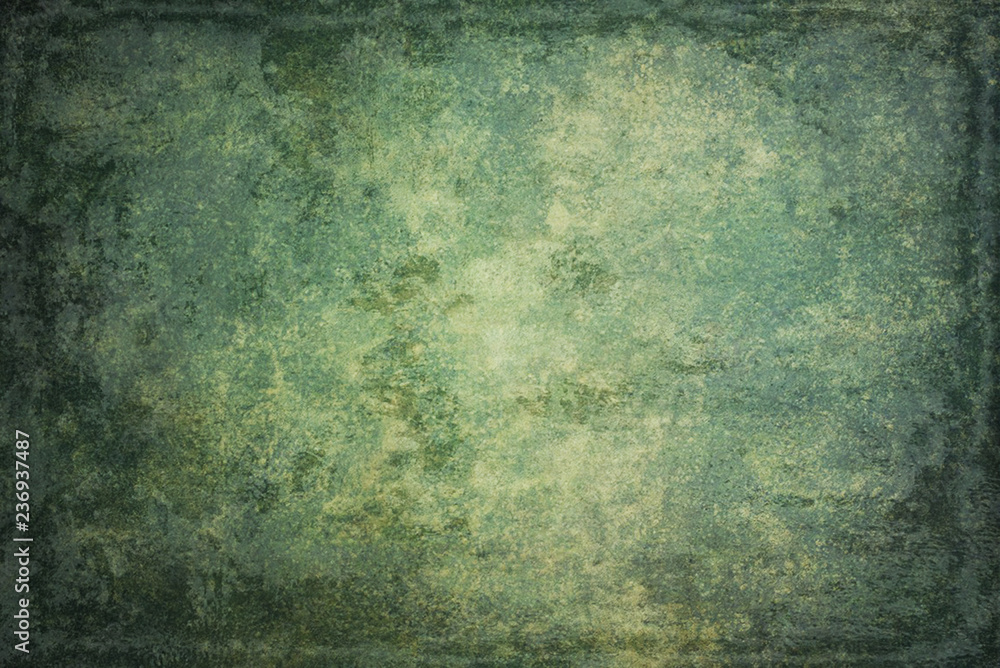 Green abstract old background