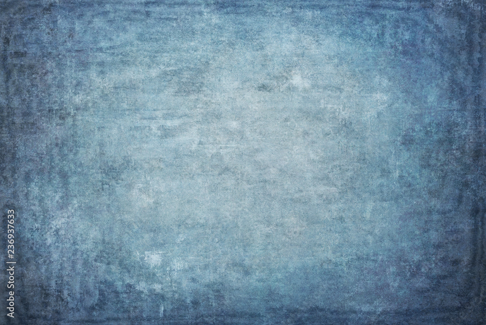 Blue painted canvas or muslin fabric cloth studio backdrop Blue painted canvas or muslin fabric cloth studio backdrop