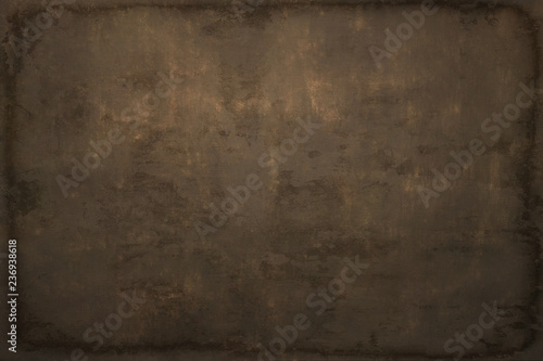 Rugged wrinkled yellow paper background © Miodrag