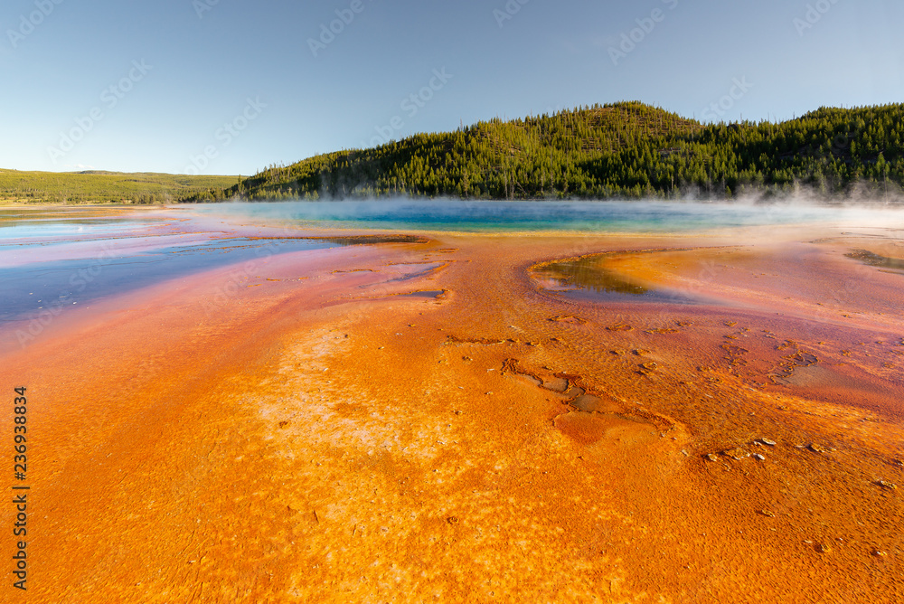 Grand Prismatic Spring, Yellowstone National Park, USA Grand Prismatic Spring, Yellowstone National Park, USA