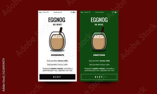 Eggnog Recipe App  