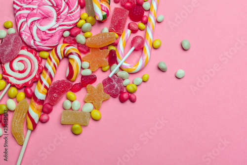 Fototapeta Naklejka Na Ścianę i Meble -  A lot of colorful candy