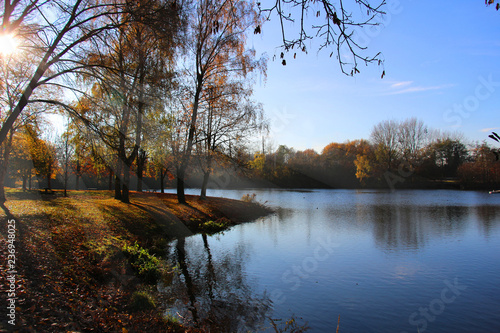 Le lac du héron à VILLENEUVE D'ASCQ.