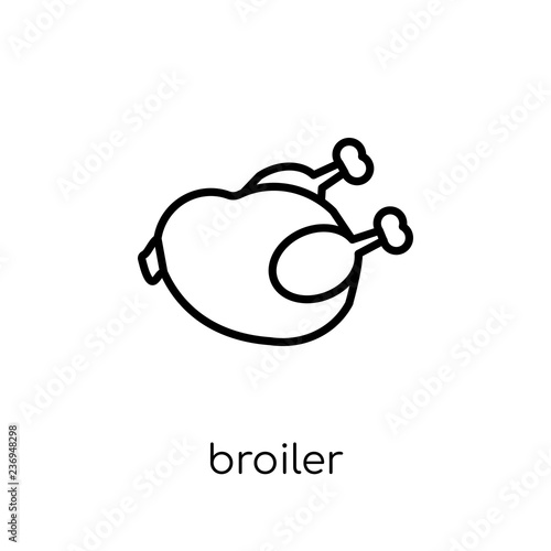 broiler icon from Kitchen collection.