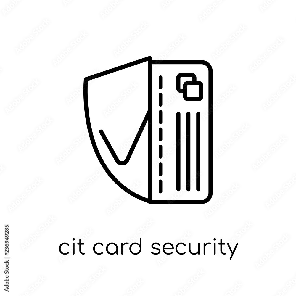 credit card security icon. Trendy modern flat linear vector credit card security icon on white background from thin line Internet Security and Networking collection, outline vector illustration credit card security icon. Trendy modern flat linear vector credit card security icon on white background from thin line Internet Security and Networking collection, outline vector illustration