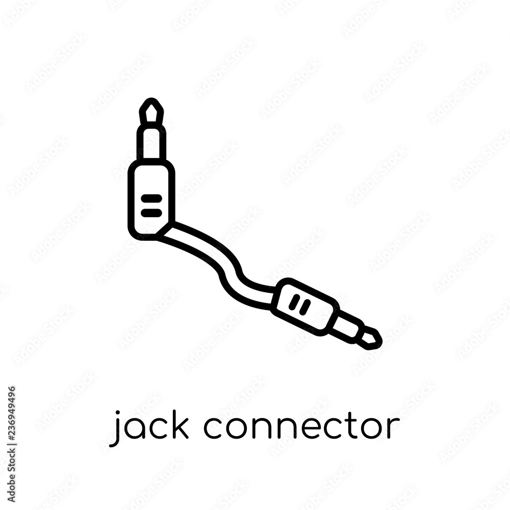 Jack connector icon from Music collection. Jack connector icon from Music collection.