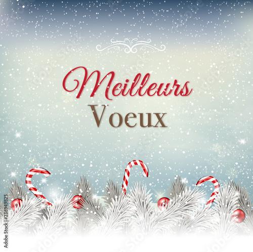Carte de voeux Noël