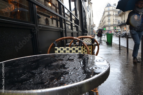 Paris, street, autumn