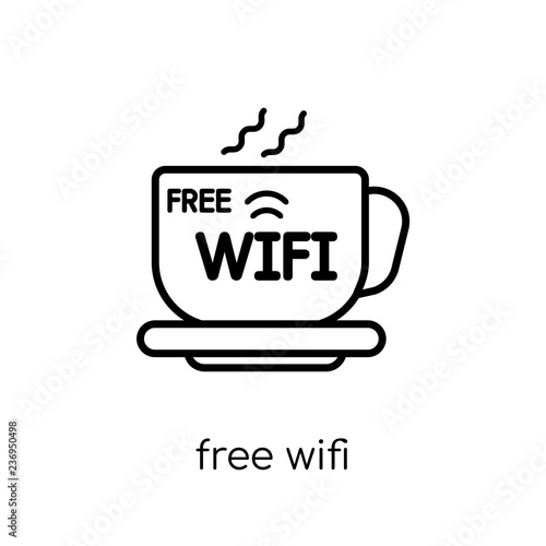 Free wifi icon from Hotel collection.