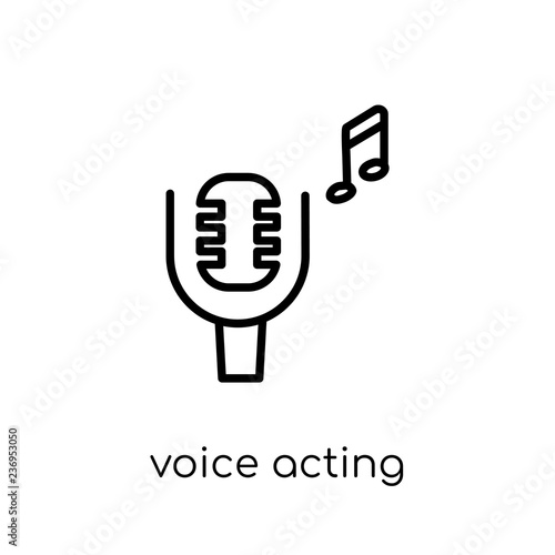 voice acting icon from Entertainment collection.