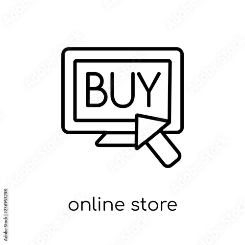 Online store icon from Marketing collection.