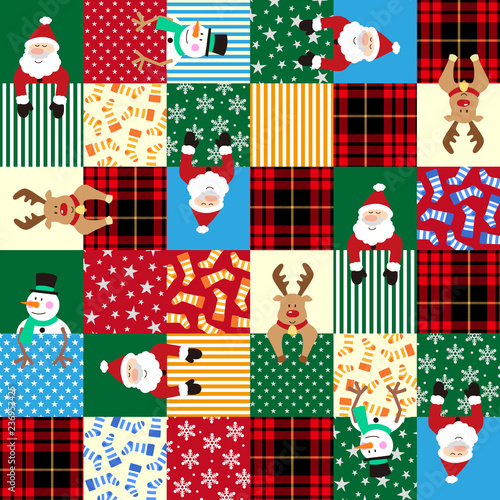 クリスマスのイメージパターン,
