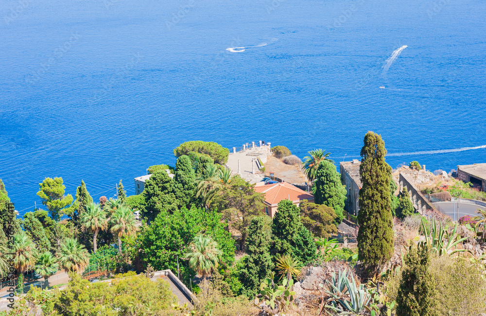 Seascape – view from Taormina, Sicily, Italy