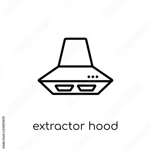 Extractor hood icon from collection.